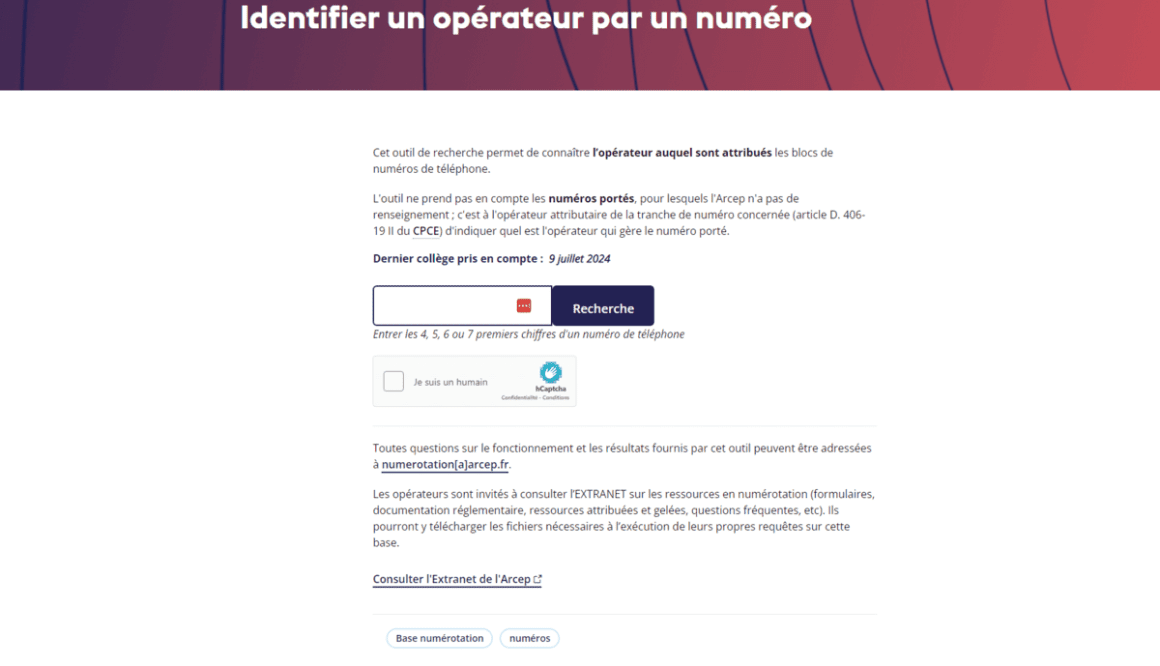 À quel opérateur appartient ce numéro ? DTS Tech